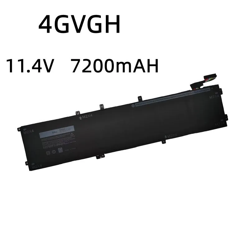 High Quality New RRCGW 4GVGH Laptop Battery 11.4V 4865/7200mAh For Dell Precision 5510 XPS 15 9550 Series 1P6KD T453X