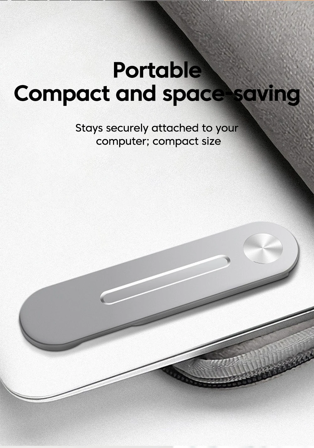 Invisible Foldable Magnetic Laptop Phone Holder Laptop Same Screen PhoneStand Computer Monitor Side Display Expansion Back Mount