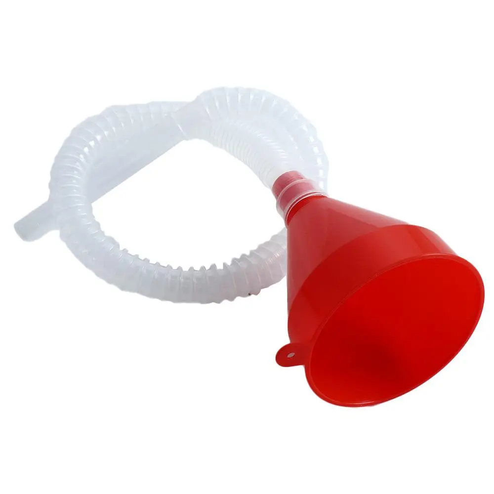 Flessibile 2 in 1 veicolo camion moto carburante con tubo morbido benzina benzina diesel carburante serbatoio acqua imbuto