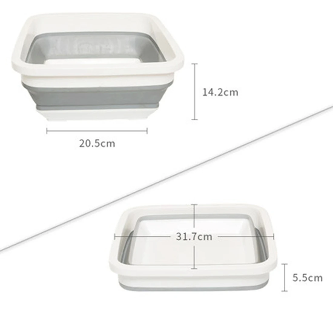 A88M пластиковая раковина портативная складная утолщенная раковина для туризма, уличное складное ведро для рыбалки, кемпинга, ведро для мойки автомобиля A