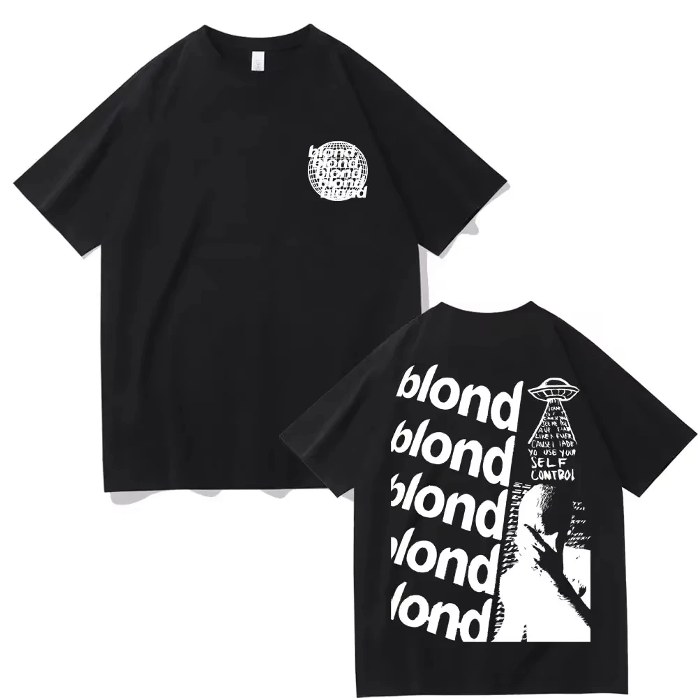 

Rapper Frank Hip Hop Oversized Tshirt Blond Hip-Hop Trend T-shirts Ocean Fashion T Shirt Men Women Casual O-collar Short Sleeve