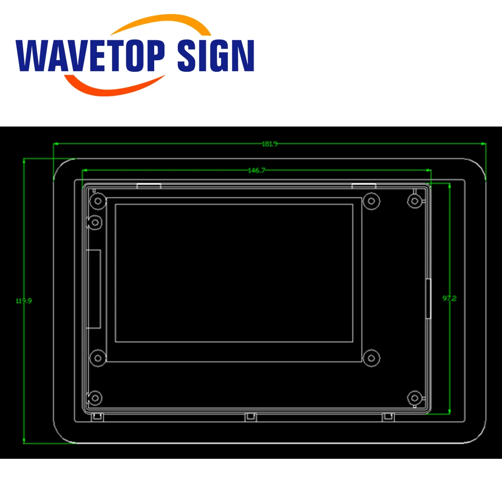 WaveTopSign Co2 Laser Controller System TC-C4 for CNC Vibrating Knife and Brush and Punching Knife