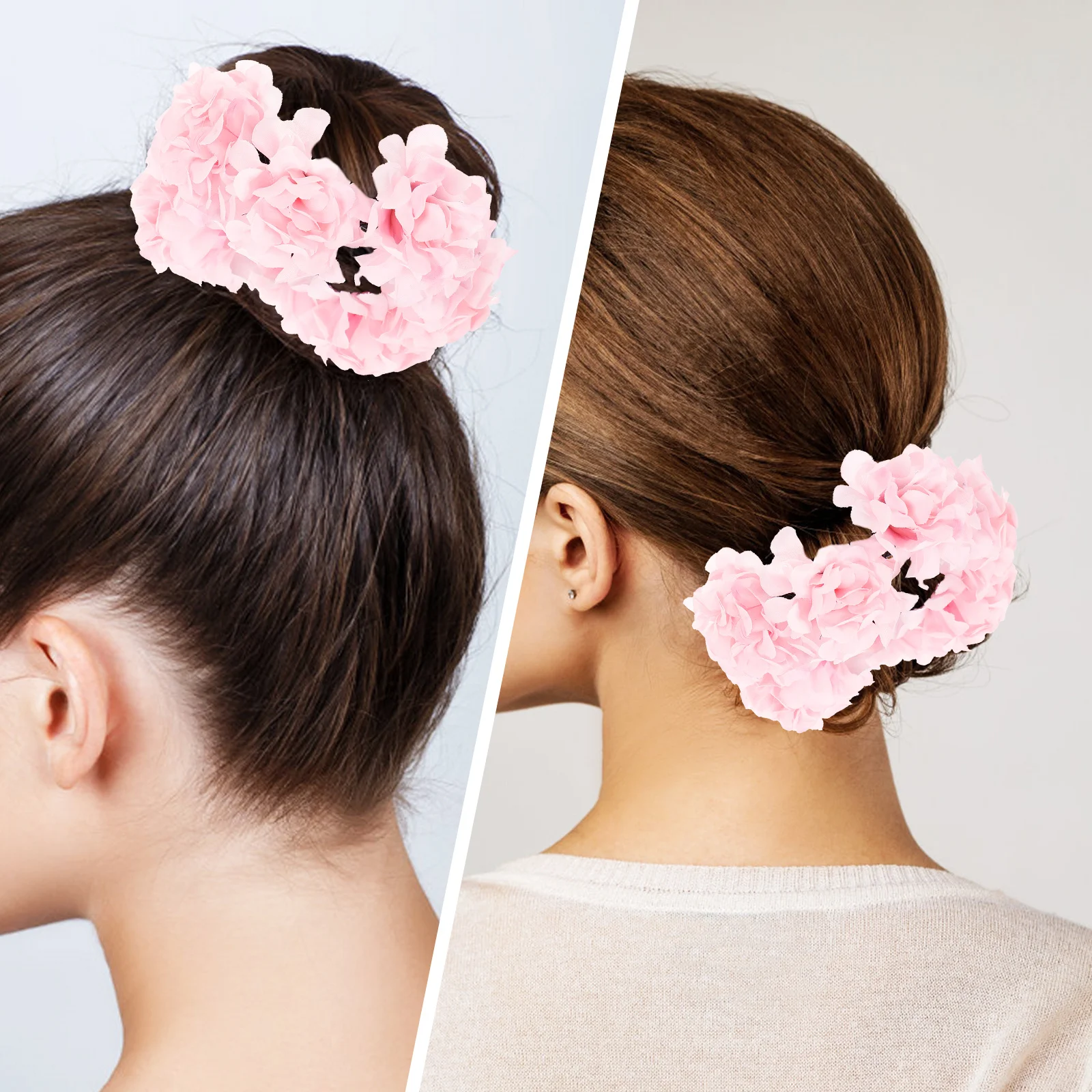 قطعة واحدة من ربطة شعر الورد بتصميم بسيط قابلة للتمدد للعرائس والنساء والفتيات ملابس يومية سهلة المطابقة هدية لافتة للنظر