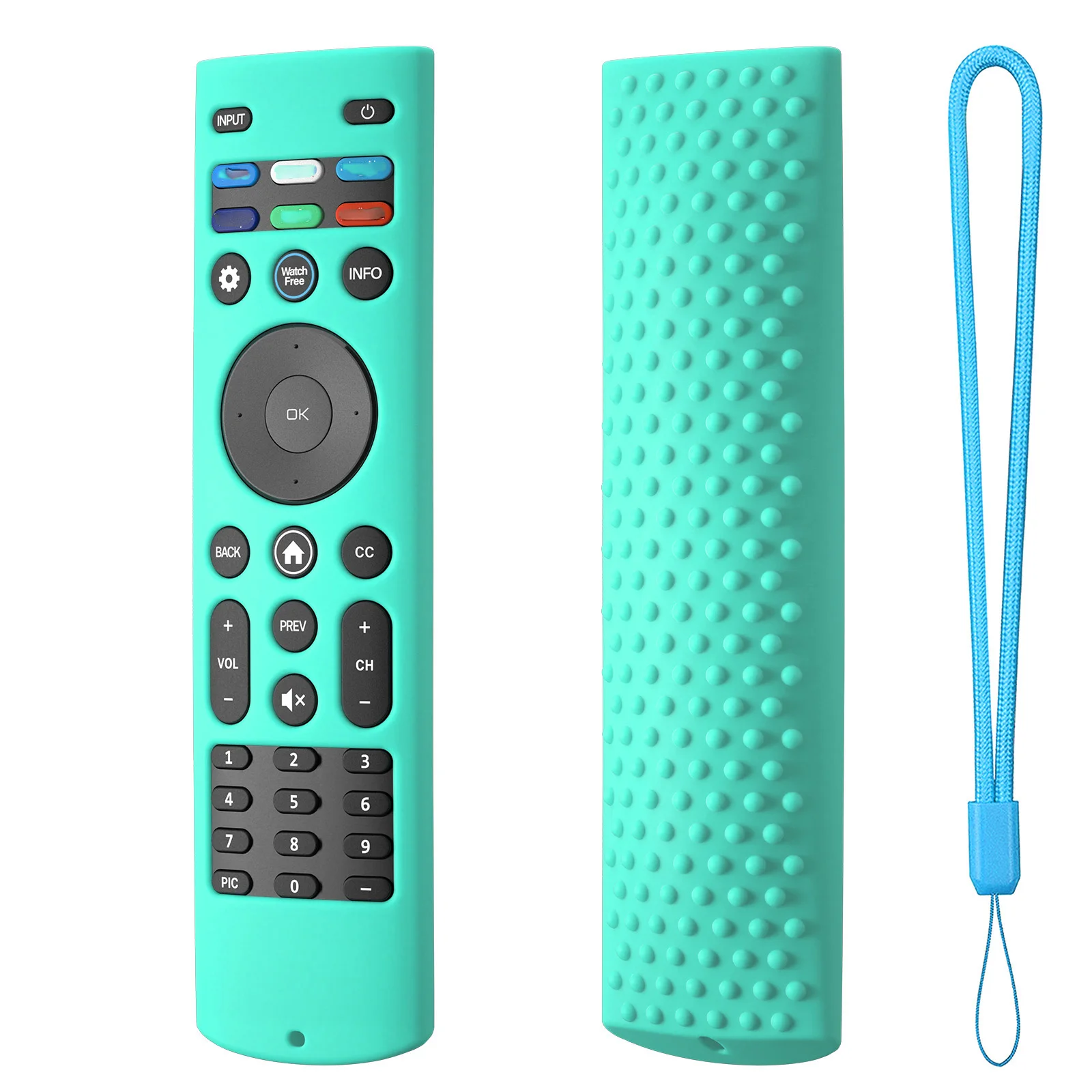 Smart TV for VIZIO XRT140 Remote Control Case Soft Silicone Cover Shockproof Anti-Slip Shell Replacement Smart Remote Control