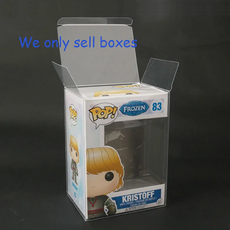 4 inch Transparent Display PET plastic cover For Funko pop Limited Edition storage box