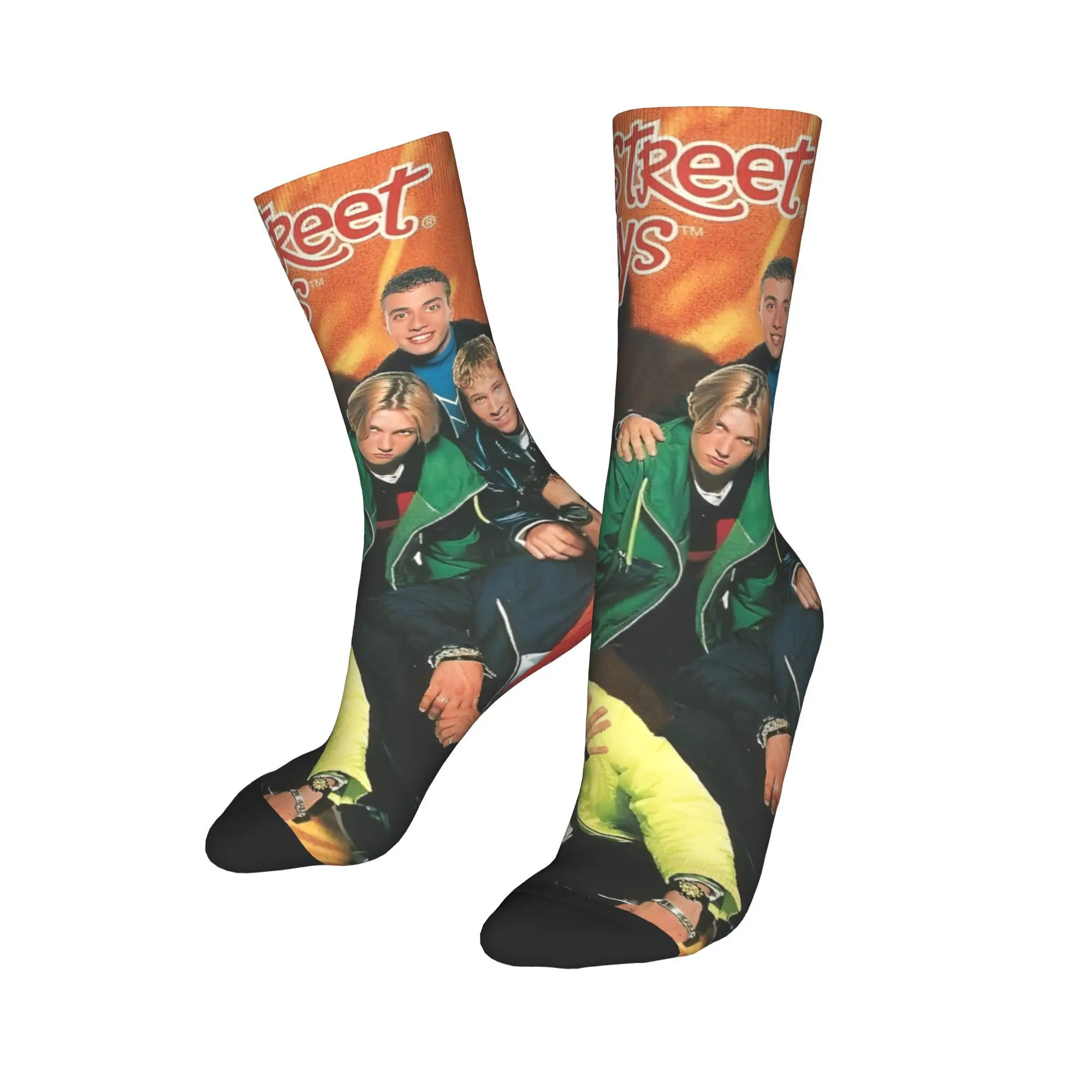 BSB Backstreet Boys Band чулки для взрослых и мужчин носки высокого качества забавные носки зимние носки для бега против пота с узором