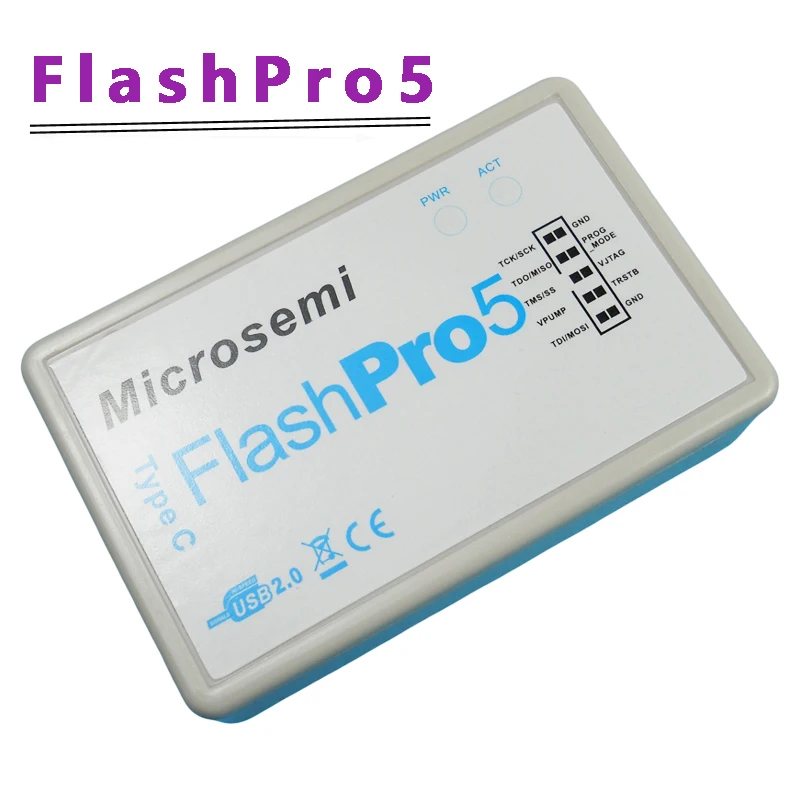 Flashpro5 Downloader, Actel Programmer, Burner Emulator, Flashprolite Support win7/8/10/11 USB type C port Replace FLASHPRO4 3