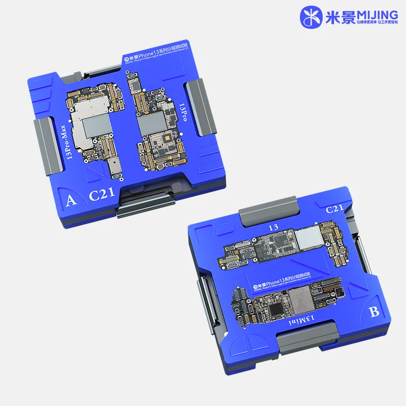 MiJing For iPhone XS Max/11/12 mini/13 Pro Max/14 Logic Board Function Testing Upper/Lower Main Board Tester Maintenance Fixture