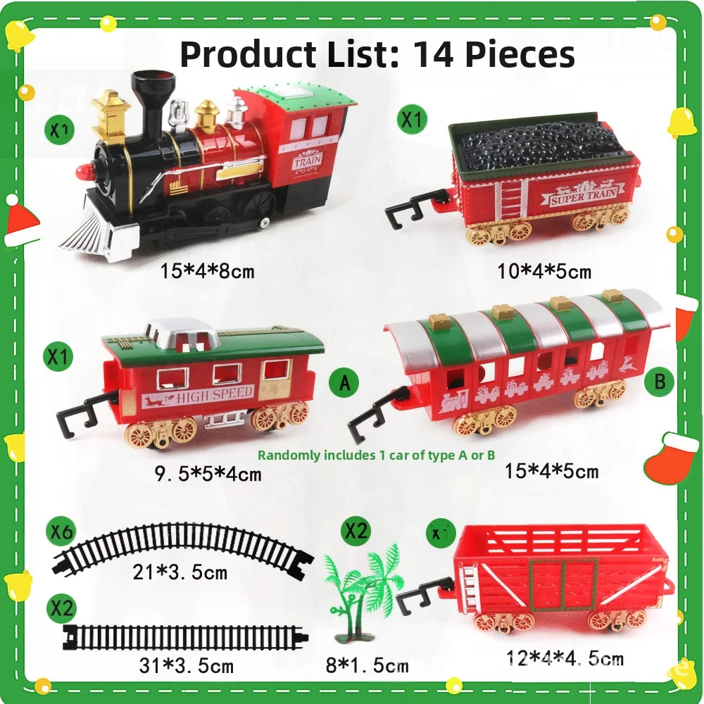 Electric Rail Car Toy for Kids - Mini Simulation Train Remote Control with Light & Music Features for Children Aged 4-6 Years