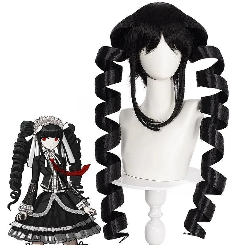 dd12Dangaronpa Celestia Ludenberg Cosplay Dangaronpa School Uniform Women's Halloween Full Set Gothic Lolita Costume Par