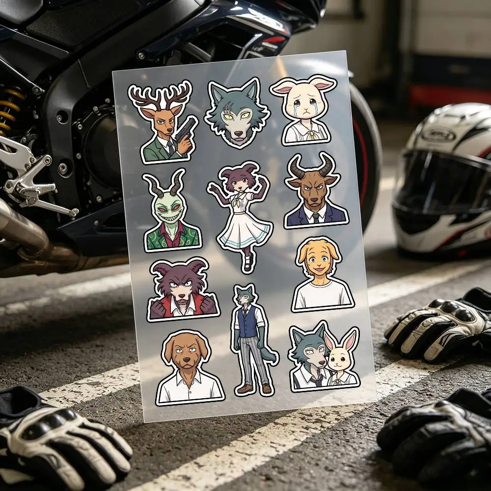 Beastars Stickers Auto Body Bumper Windows Motorcycle Laptop Walls Vinyl Decal Car Tuning Accessories