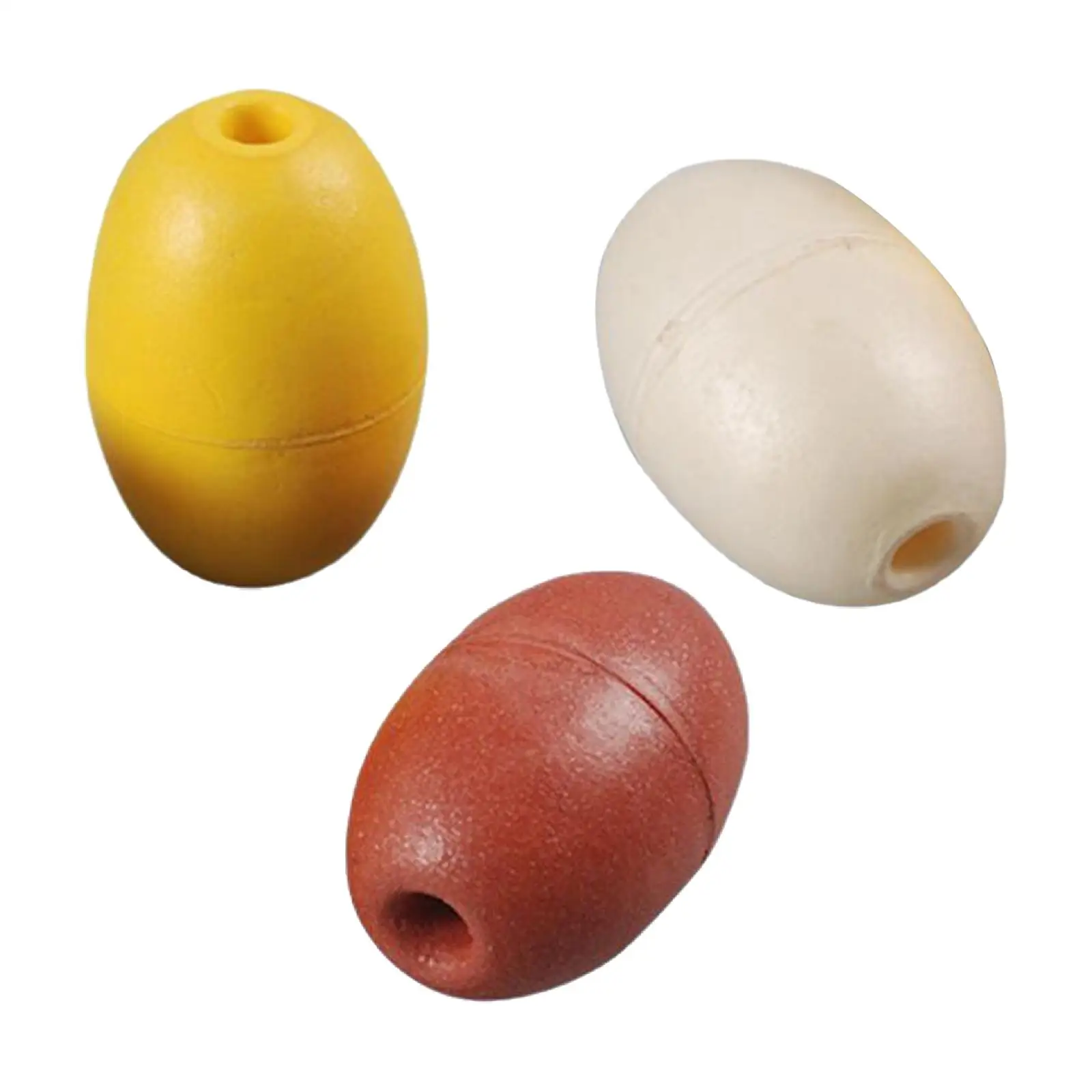 Float Buoy Deep Water Float Olive Shaped, Deep Water Fishing Marker Buoy, Rope Ball for Boats Water Activities