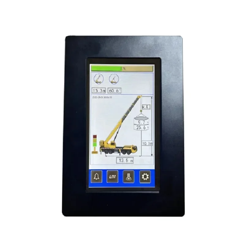 7 ch touch screen hydraulic crane thermal product load torque indicator