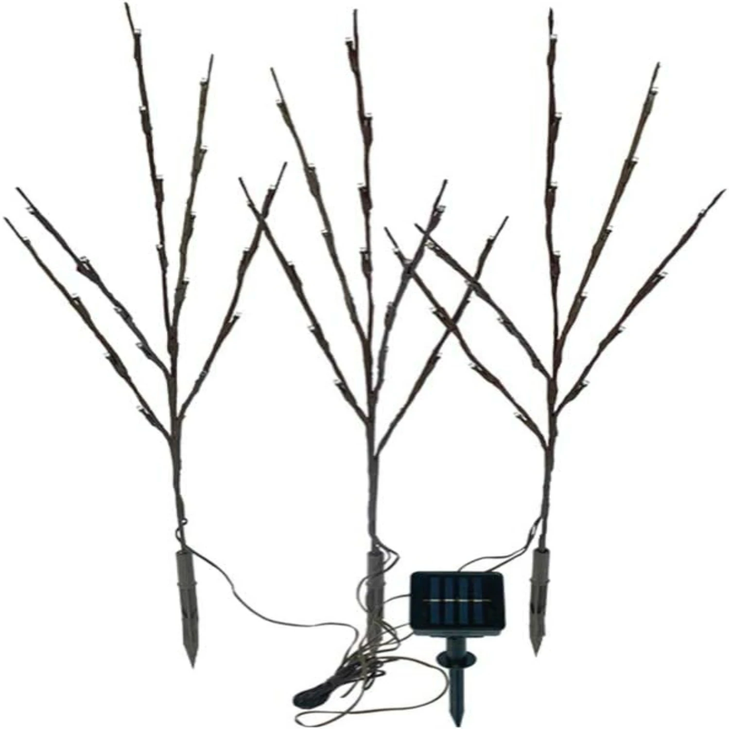 Cozy and Warm Willow Branch Lights - 60 LED Solar-Powered Twig Lights for Christmas, Thanksgiving, and Home Party Decor. Illumin