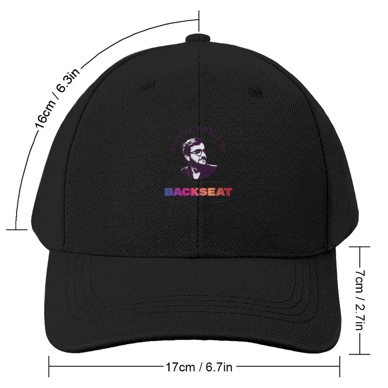 I can't I have backseat Baseball Cap party Hat Dropshipping Mens Women's