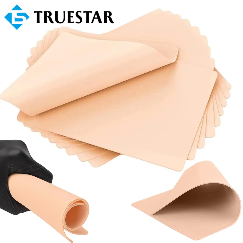 1/3/10/20/30PCS Tattoo Practice Skin Synthetic Leather Double Sized Tattoo Blank Fake Skins Permanent Makeup Tattoo Accessories