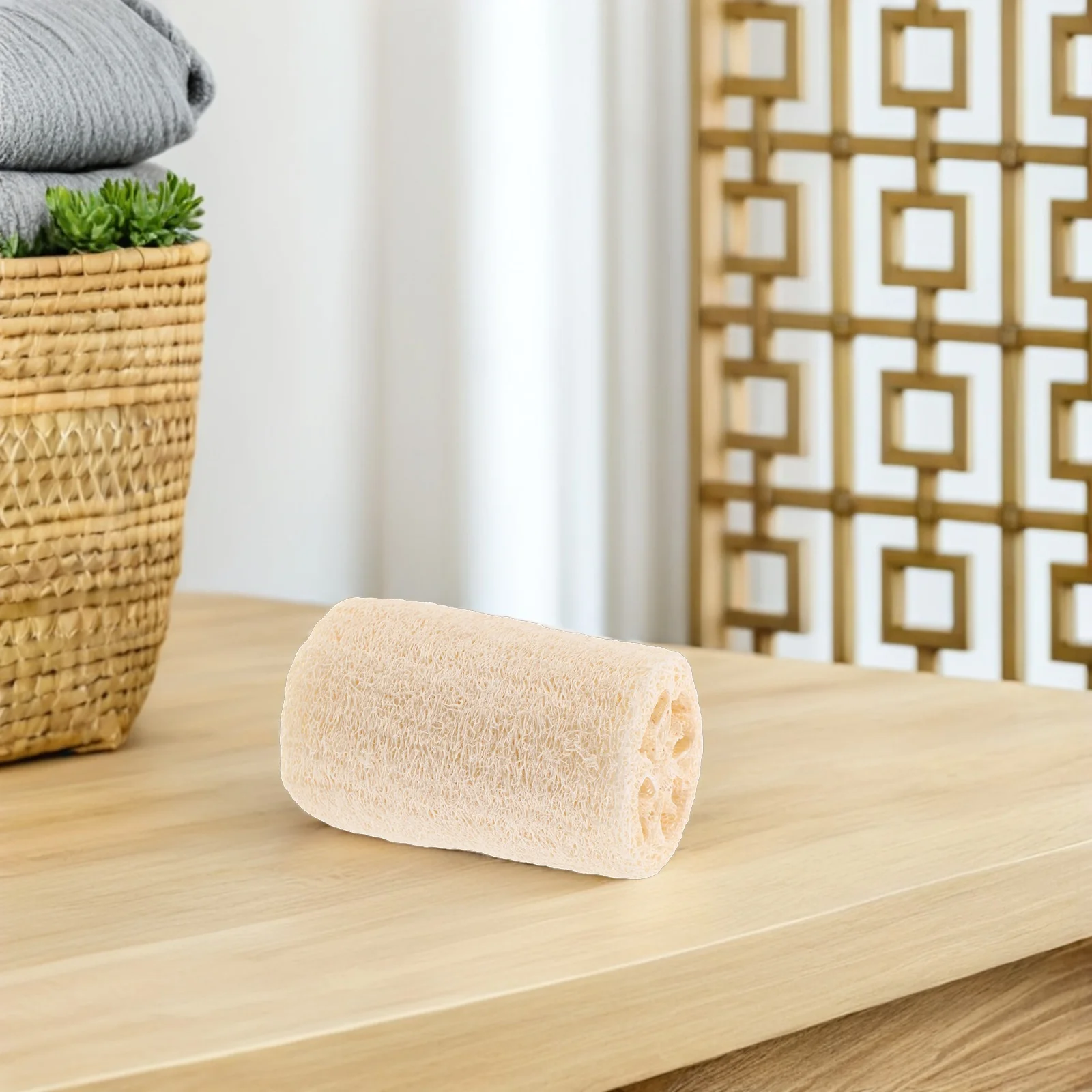 

8Pcs Natural Loofah Bath Sponges Exfoliating Shower Scrubbers Cleaning Pads Soft Loofah Dishwash Scrubber