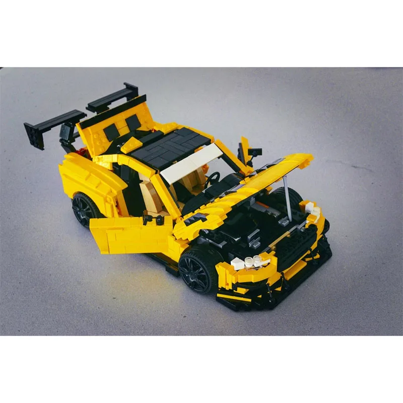 MOC-38065 Yellow Polestar 1 K.S. Edição, Assembleia Sports Car, Building Block Model, Children'sBirthday Presente, Toy Presente