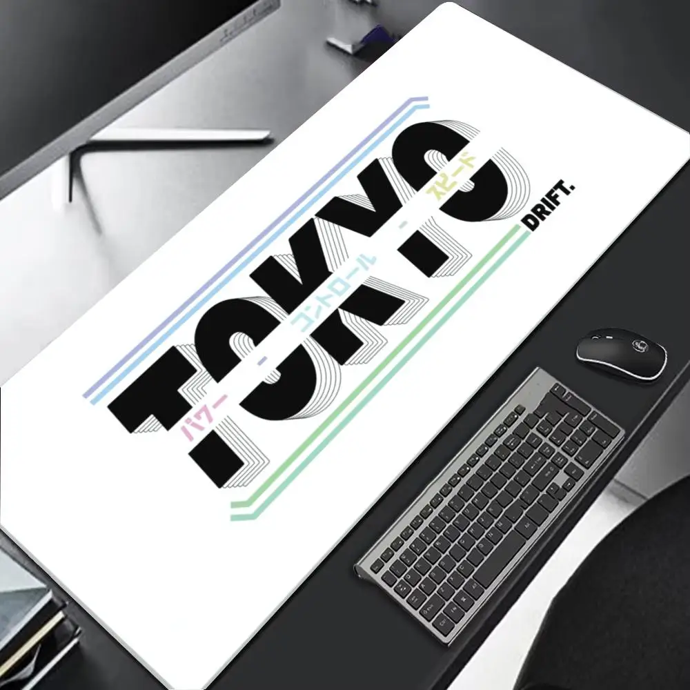 Tokyo Drift Mouse Pad Multi-Size non-slip Gaming mouse pad Gamer E-Sports Mouse Mat Game Mechanical Keyboard XXL Desk Mat