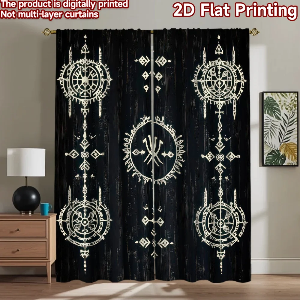 

1pc 2D flat Photography Backdrop Tapestry Geometric Symbols 100% Polyester Family Party Decoration Use for Holiday decorations