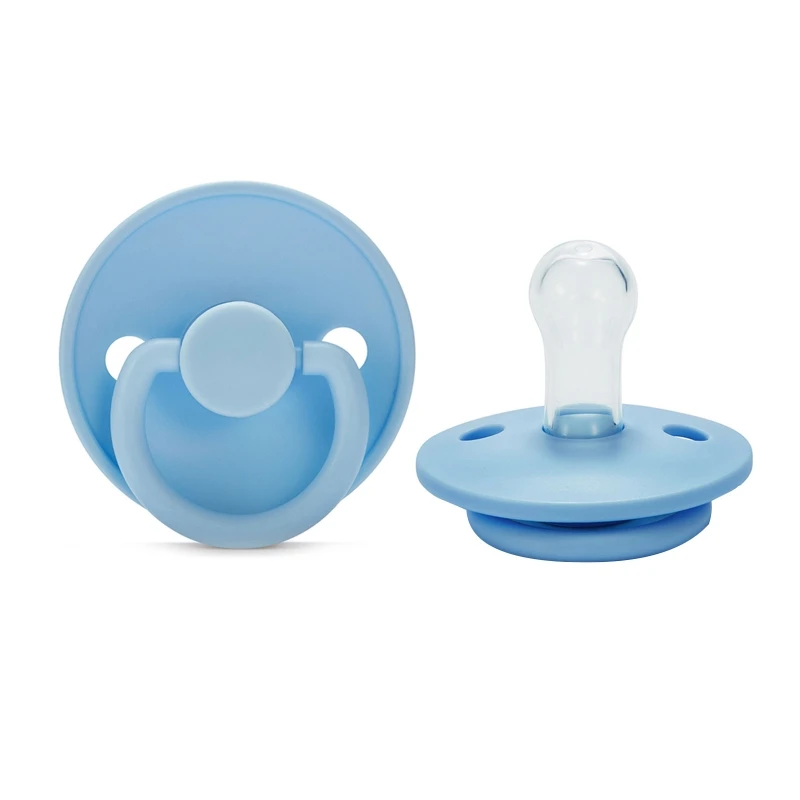 Sucette en Silicone pour bébé 6 à 18 mois, qualité alimentaire, sans BPA, pour bébés filles garçons, sucette factice en