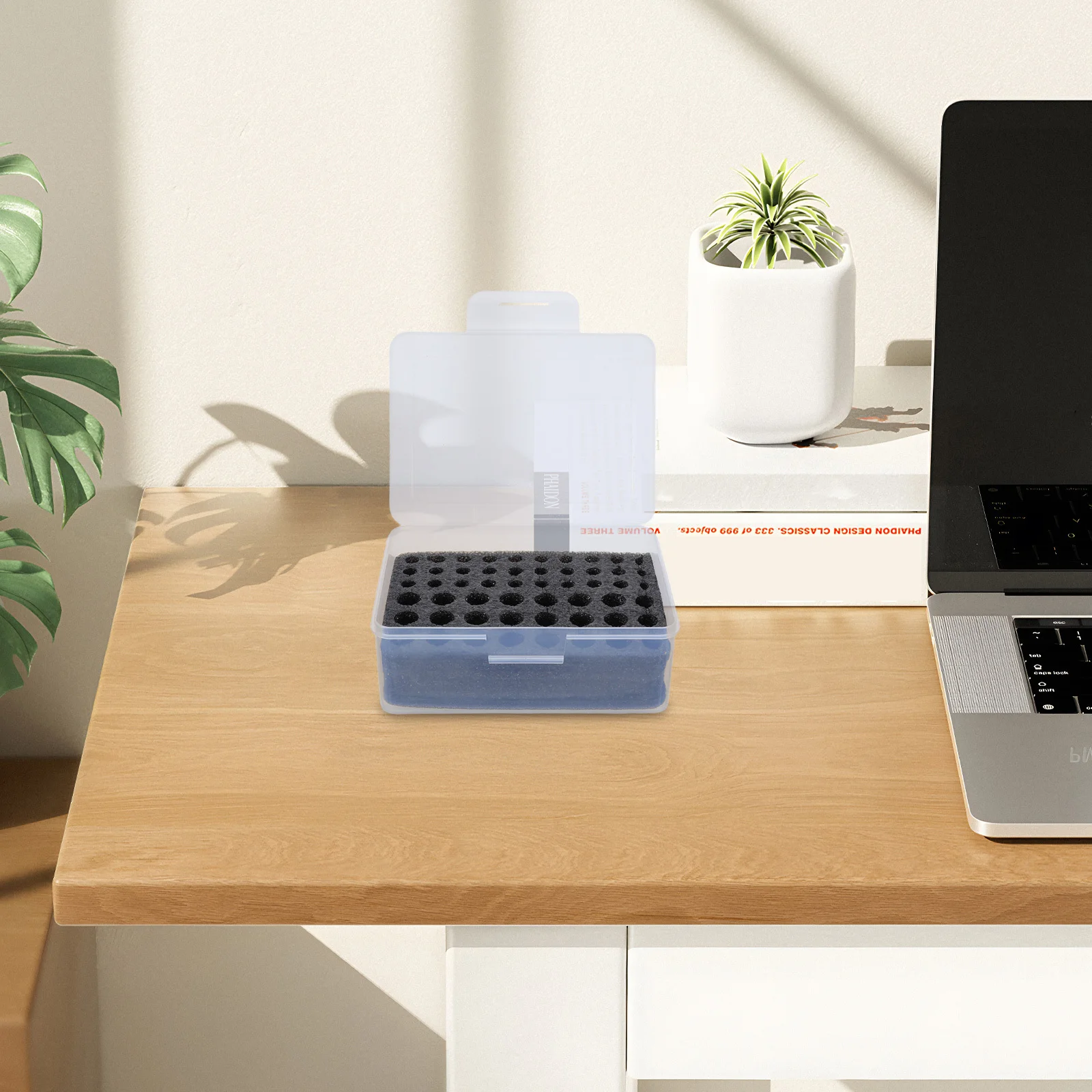 

Storage Box For Aa Aaa Transparent Stackable Plastic Organizer Waterproof Dustproof Portable Case For Home Travel