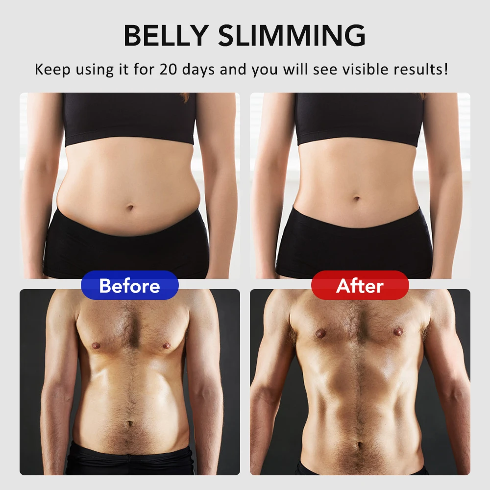 Smart Abdominal Muscle Trainer Toning Belt Microcurrent Muscle Stimulator Belly Waist Training Fitness Body Shaper Slimming - Image 5