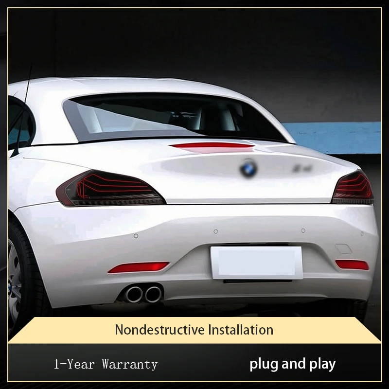 2 PCS Auto Lights For BMW Z4 E89 2009-2016 Tail Lamp Exterior DRL Taillight LED Bulbs Turn Signal Tools Car Accessories