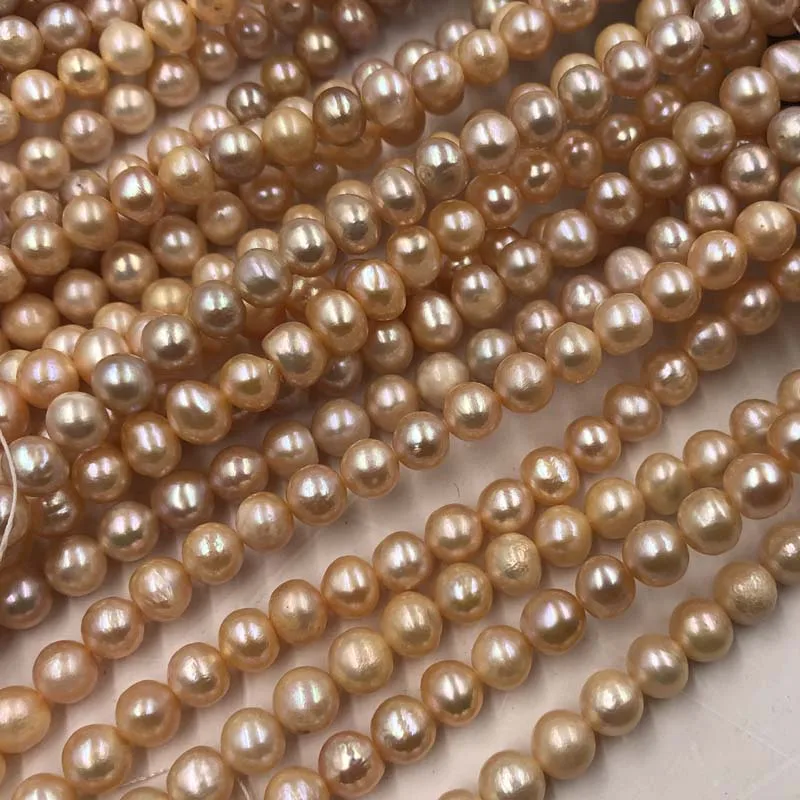 [ELEISPL Wholesale 16 Strands 8-9mm Pink Freshwater Pearl Loose Strings  #22010278