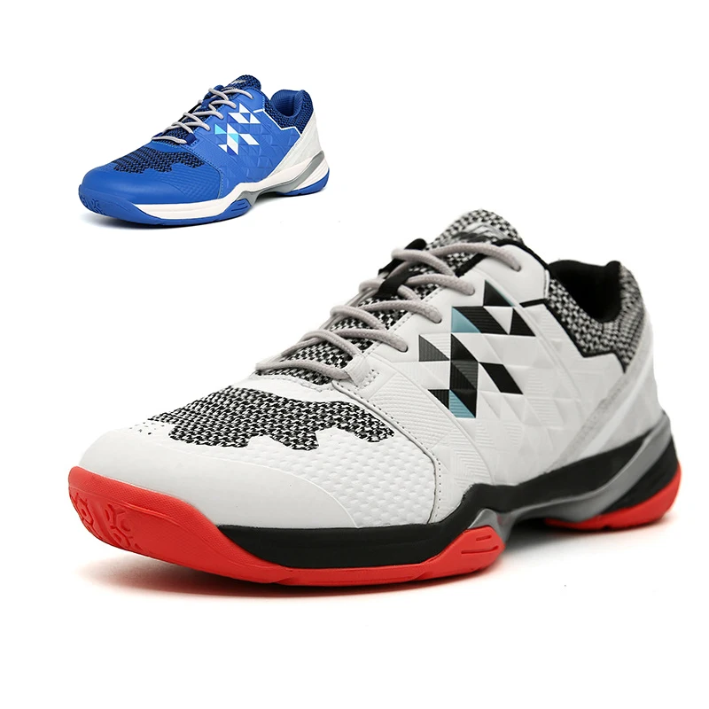 

2024 Large Size Badminton Shoes for Men Women Summer White Men's Training Shoes Light Tennis Shoes Luxury Tennis Sneakers