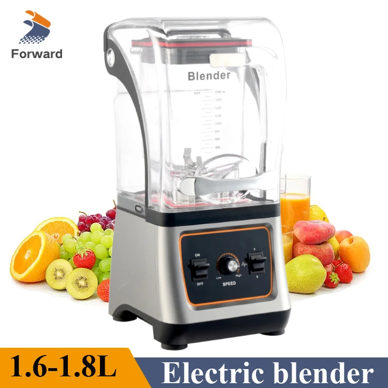 

Commercial Blender Juicer Smoothie Machine 1.6-1.8L Electric Blender Juicer Soybean Milk Blending Machine