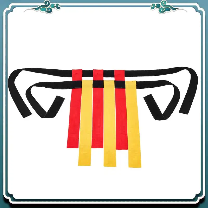 A65G-Football Match Training Belt Flag Football Belt Adults Youth Flag Football Belts Adjustable Rugby Flag Tag Waist Strap
