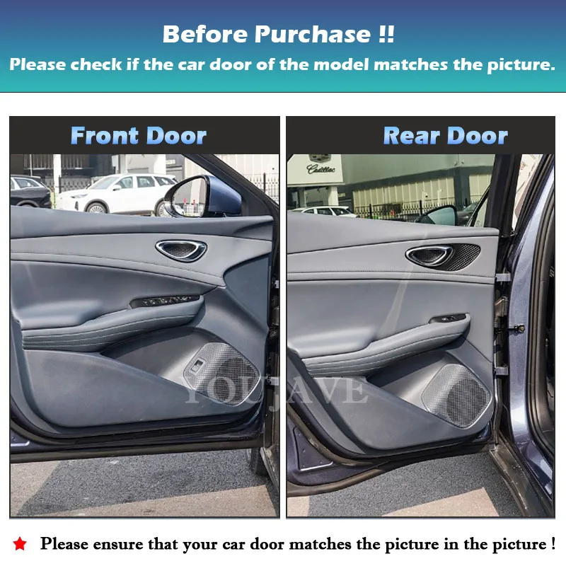 For BYD Seal 06 GT 2024 2025 Leather Carbon Fiber Sticker Door Anti Kick Cover Anti Stepping and Anti Dirt Pad Decor Accessories