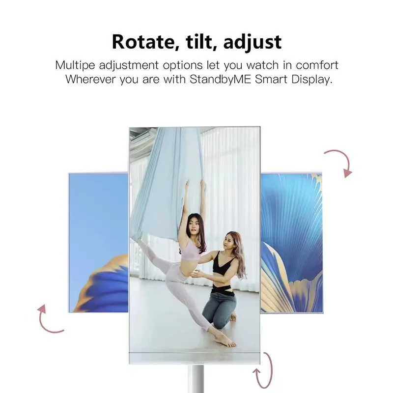 27-32 Inch 4K Resolution Android Smart TV Portable Touch Screen for Home Business & Gaming Standing TV for Indoor Use
