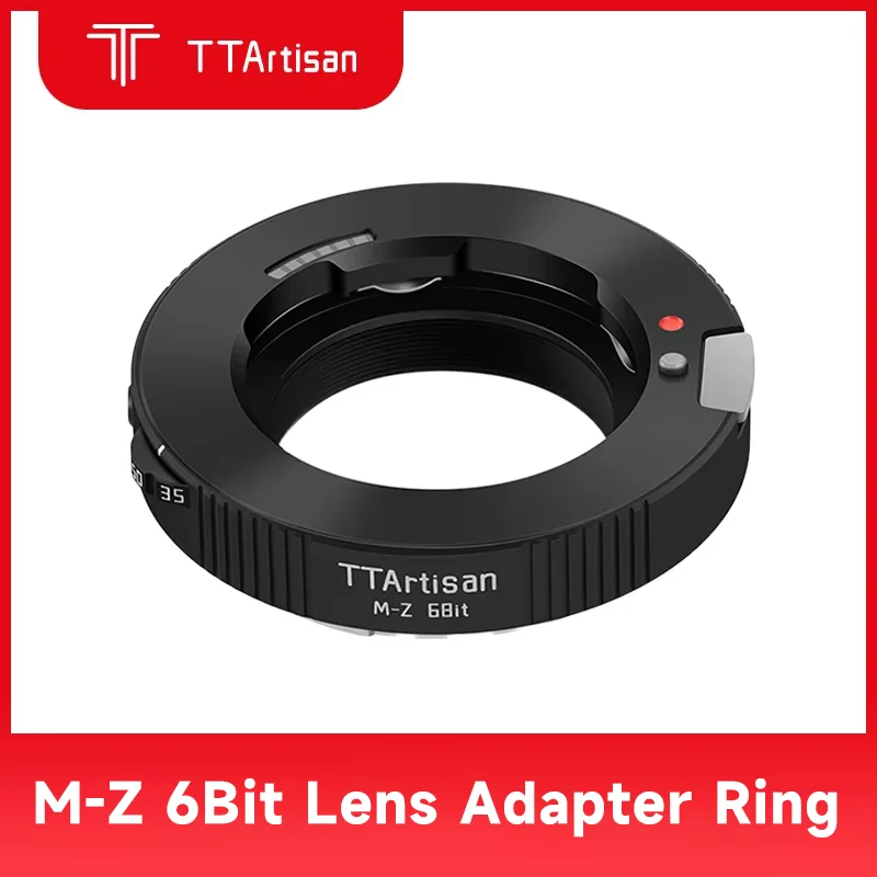 

TTartisan M-Z 6Bit Adapter Ring For Leica M Lens to Nikon Z Camera Support Exif Transmission and Turn On Body Image Stabilizatio
