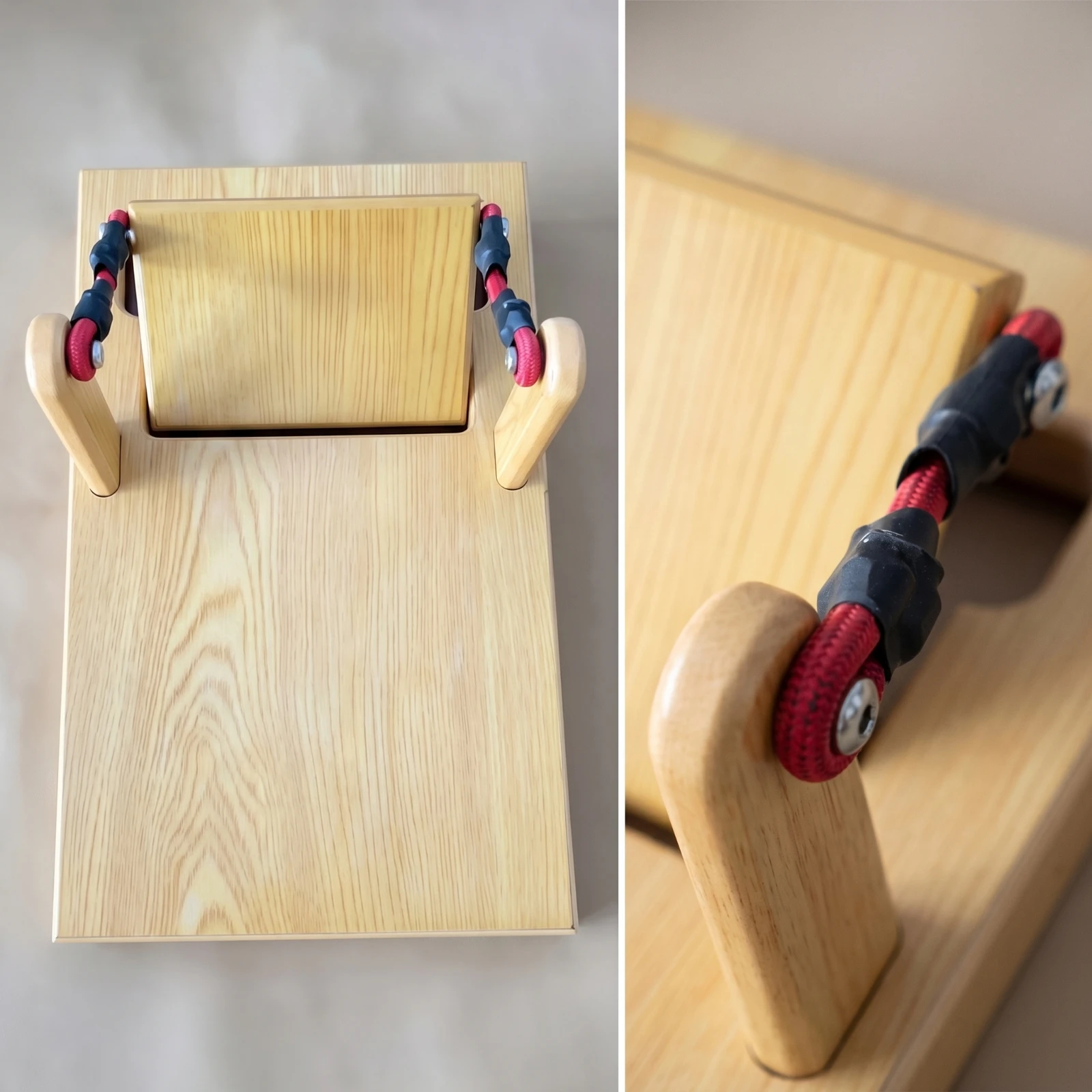 Foot Stretcher with Adjustable Angle Compact Wooden Foot Stretcher Incline Board Multifunctional Professional for Athletes, Home