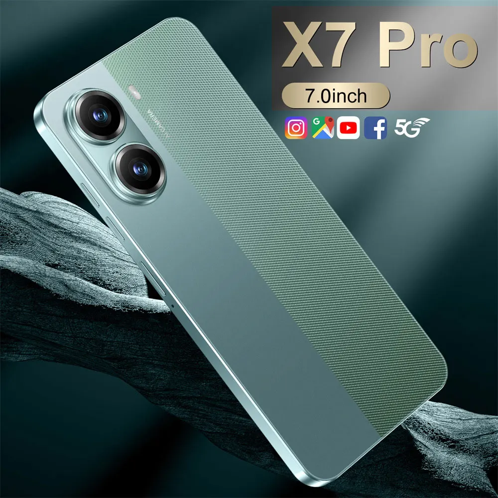

Protector For X7 Pro Original Intelligent 5G Dual Card Dual Standby Android 13 System 16MP+48MP Global Version 6800mAh Battery