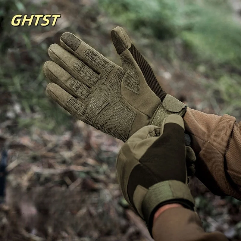 Tactical Outdoor Full Refers Protection Gloves Sports Training Military Fan Motorcycle Climbing Paintball Motorcycle Glove