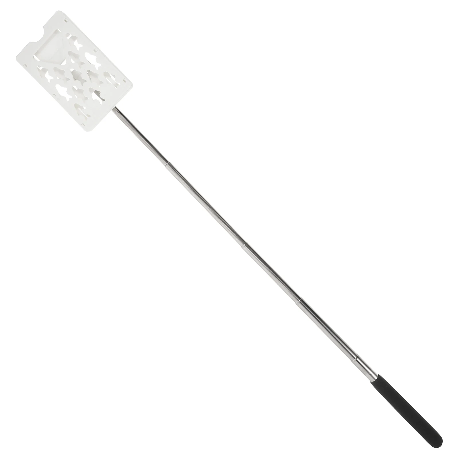 

1pc Parking Payment Rod Toll Swiping Stick White 304 Steel Contactless Tool Car Parking Efficient Design