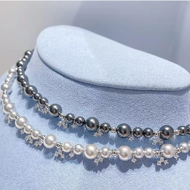 

Jewelry Bubble Nebula Necklace Light Luxury Accessories Clavicle Chain Accessories Female Birthday Gift