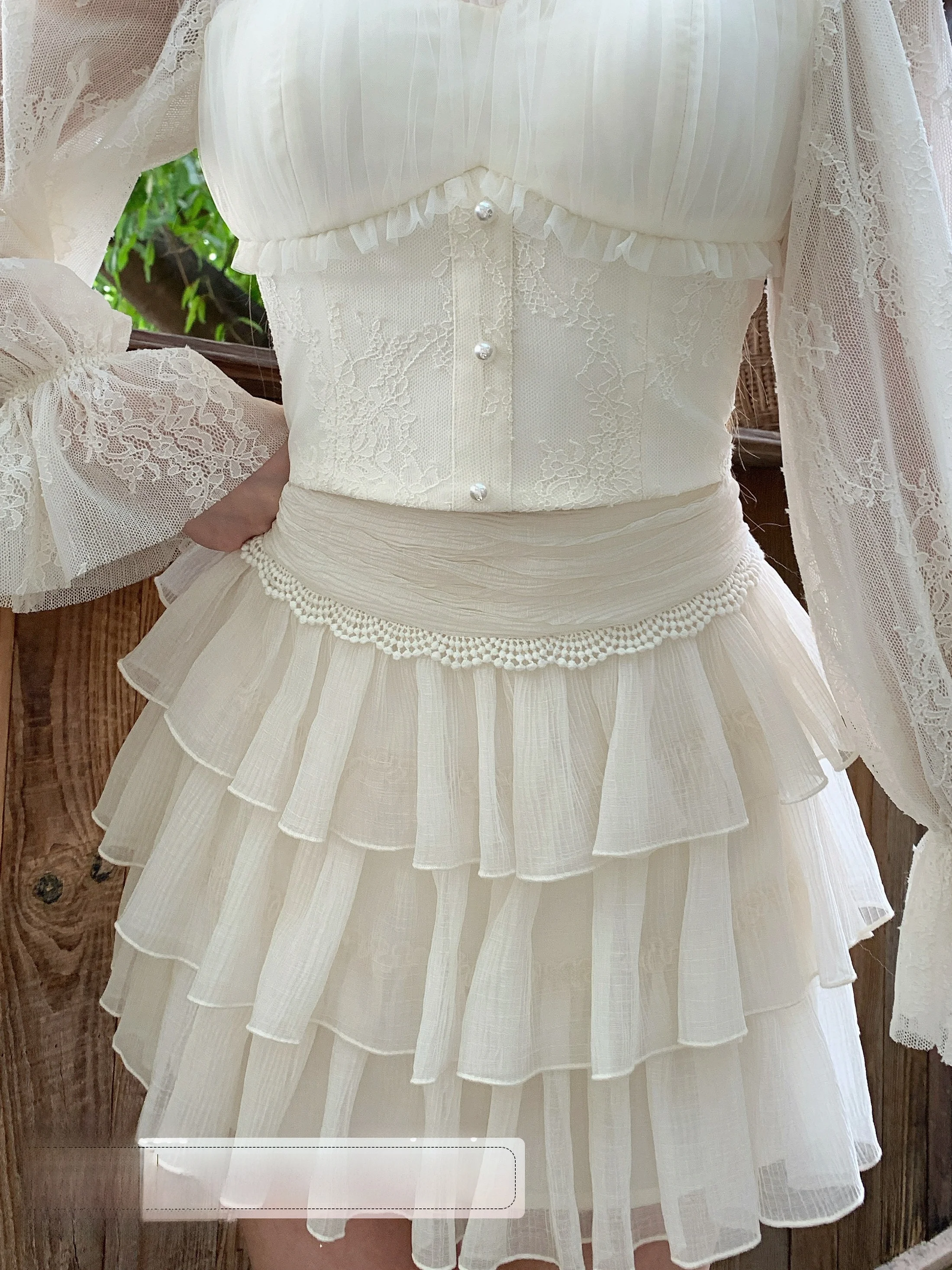 

Ледяная погода пришла. | Юбка-трапеция «Тысяча слоев» с высокой талией, универсальная, нежная, многослойная, в стиле «кейк-скорт»