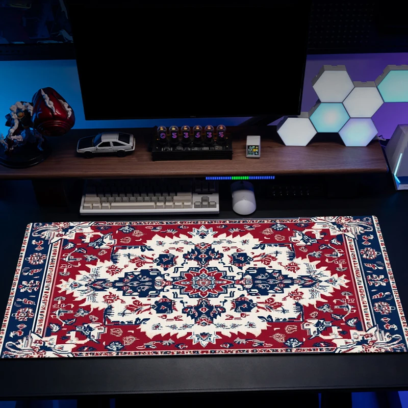 Persian carpet style mouse pad, computer office accessories, gaming essentials