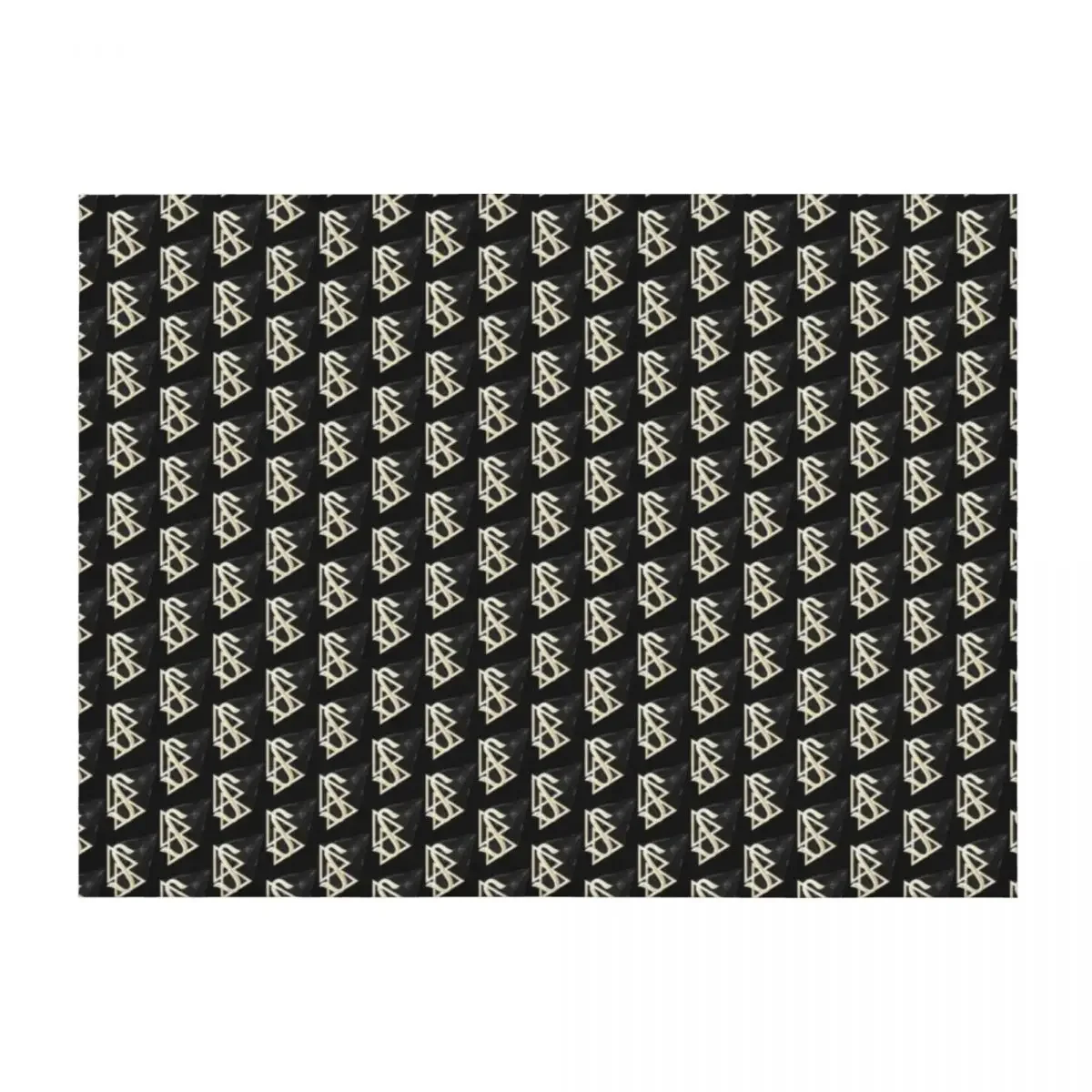 

SCIENTOLOGY BLACK PATENT LEATHER ALIGATOR LOGO (PATTERN) Throw Blanket Furry Custom Thins Bed Blankets