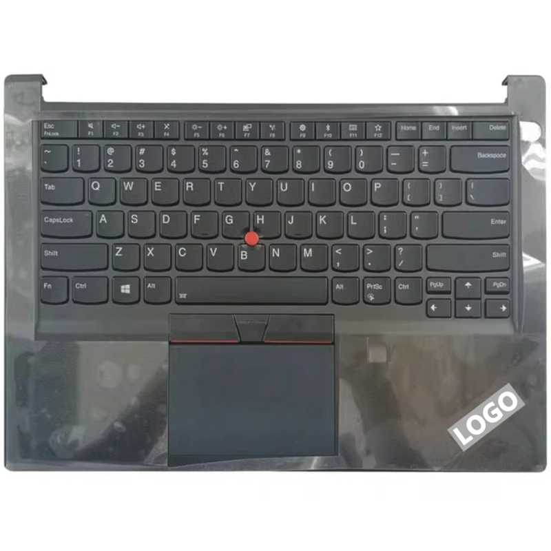 

New Laptop case For Lenovo Thinkpad E490s Palmrest Upper Case Cover C Shell With US Backlit Keyboard