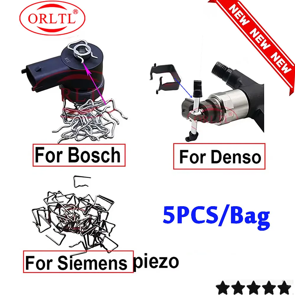 

5 шт. F00VC22003 зажим для впрыска Common Rail F00RJ00322 автозапчасти форсунки дизельного топлива зажим для клапана для BOSCH DENSO Siemens пьезо