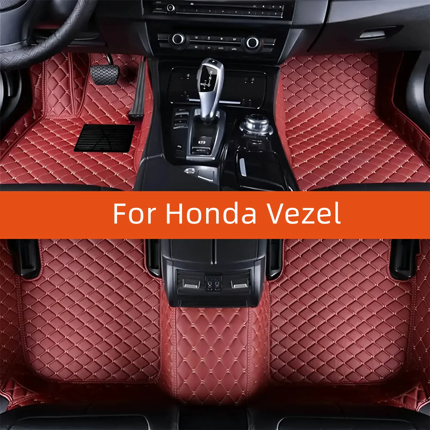 

Custom Leather Car Floor Mat For Honda Vezel 2021 2022 2023 2024 2025 2026 2027 Car Mat Interior Accessories