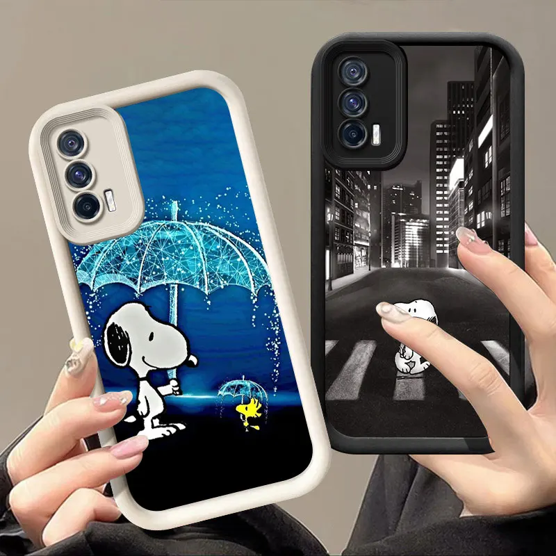 Snoopy Cute Dog Phone Case For VIVO V30 X80 X90 X100 Pro V29E V30E V40 Y75 Y78 Y100 5G Y02 Y17 Y22 Y76 S Y03 Y21 Y27 Y28 Y35