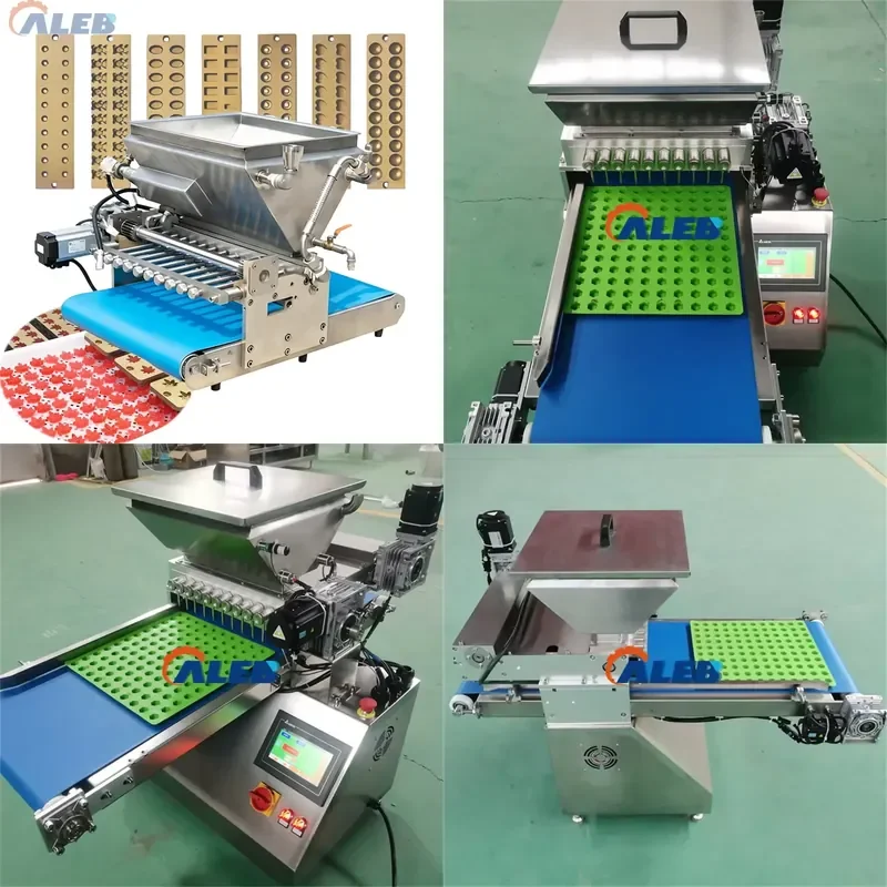 SFW Certificate Adjustable Nozzle Automatic Candy Depositing Machine Lollipop Forming Machine for Commercial Snack Processing
