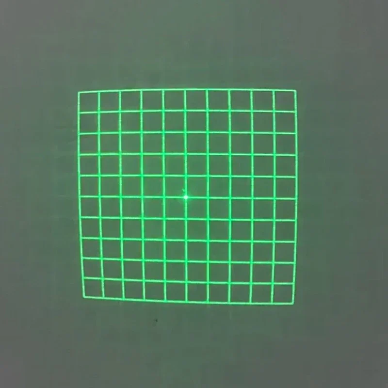 DOE Square Grid 10x10 modulo Laser focalizzabile D12x45mm 520nm verde 10mw 20 mw30mw per il taglio (gratuito con staffa e adattatore ue)