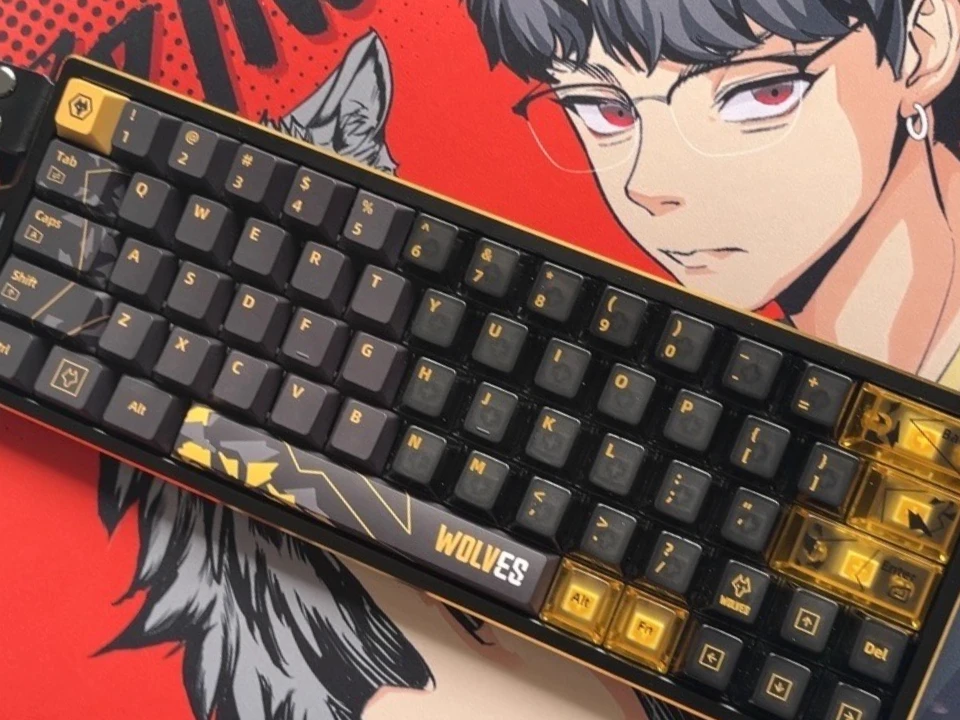 

Совместная ATK WOL EDGE60HE 63HE, проводная клавиатура с магнитной осью, эргономичная, с низкой задержкой, аксессуары для ноутбуков, игровая клавиатура для киберспорта